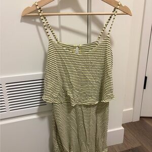 American Eagle Outfitters Yellow Striped Top